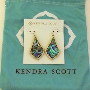 Kendra Scott Abalone Shell Earrings